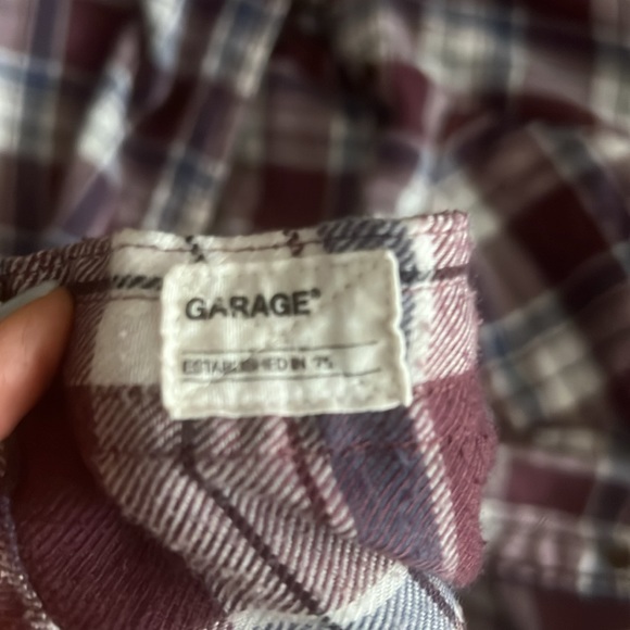 Flannel shirt with Arizona State University logo on back - Picture 5 of 8